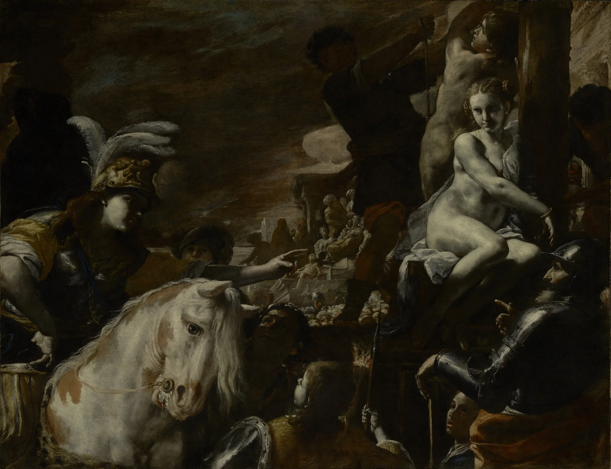 Clorinda Rescuing Sofronia and Olindo, detail