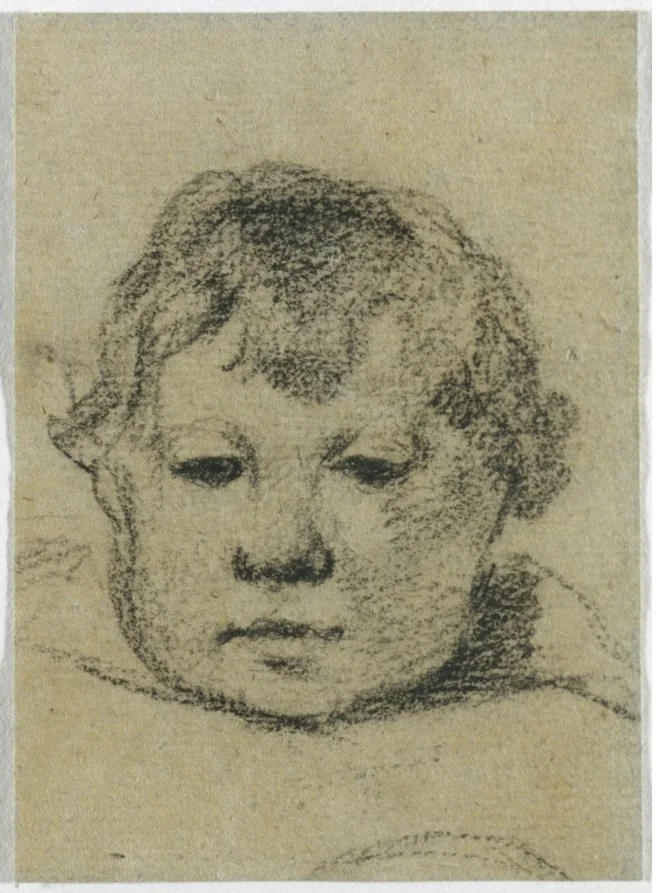 Emil Gauguin as a Child, detail