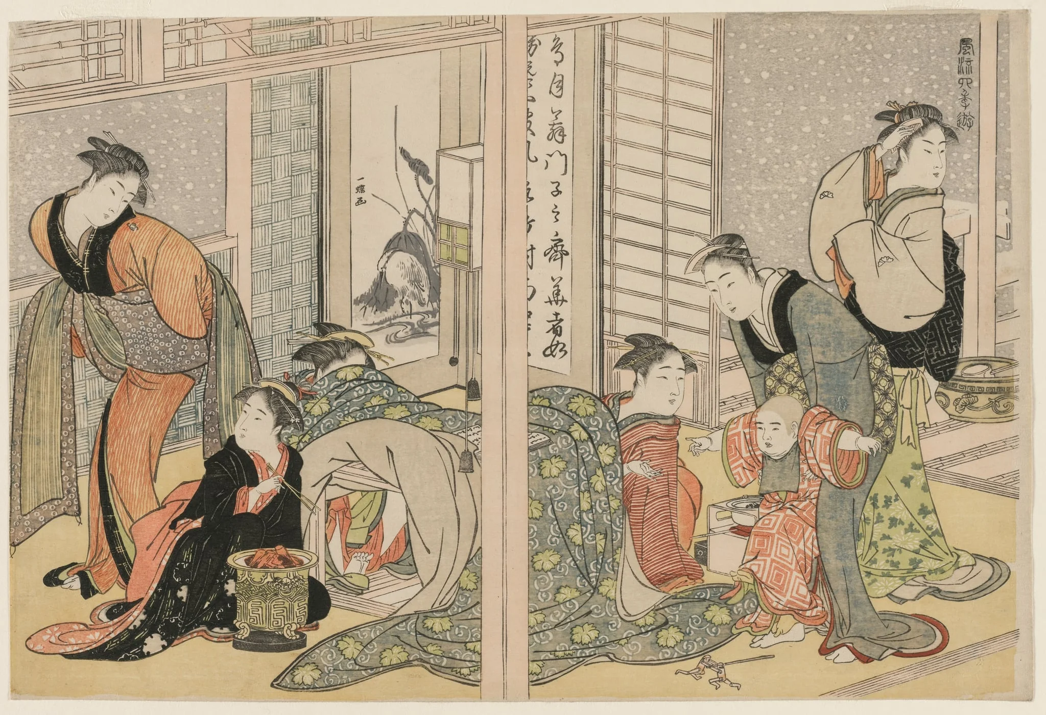 Elegant Pleasures of the Four Seasons, detail