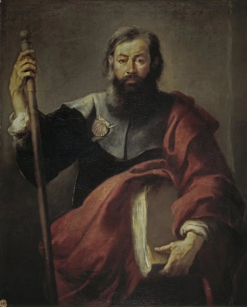 The Apostle James, by Bartolomé Esteban Murillo, oil, 1655