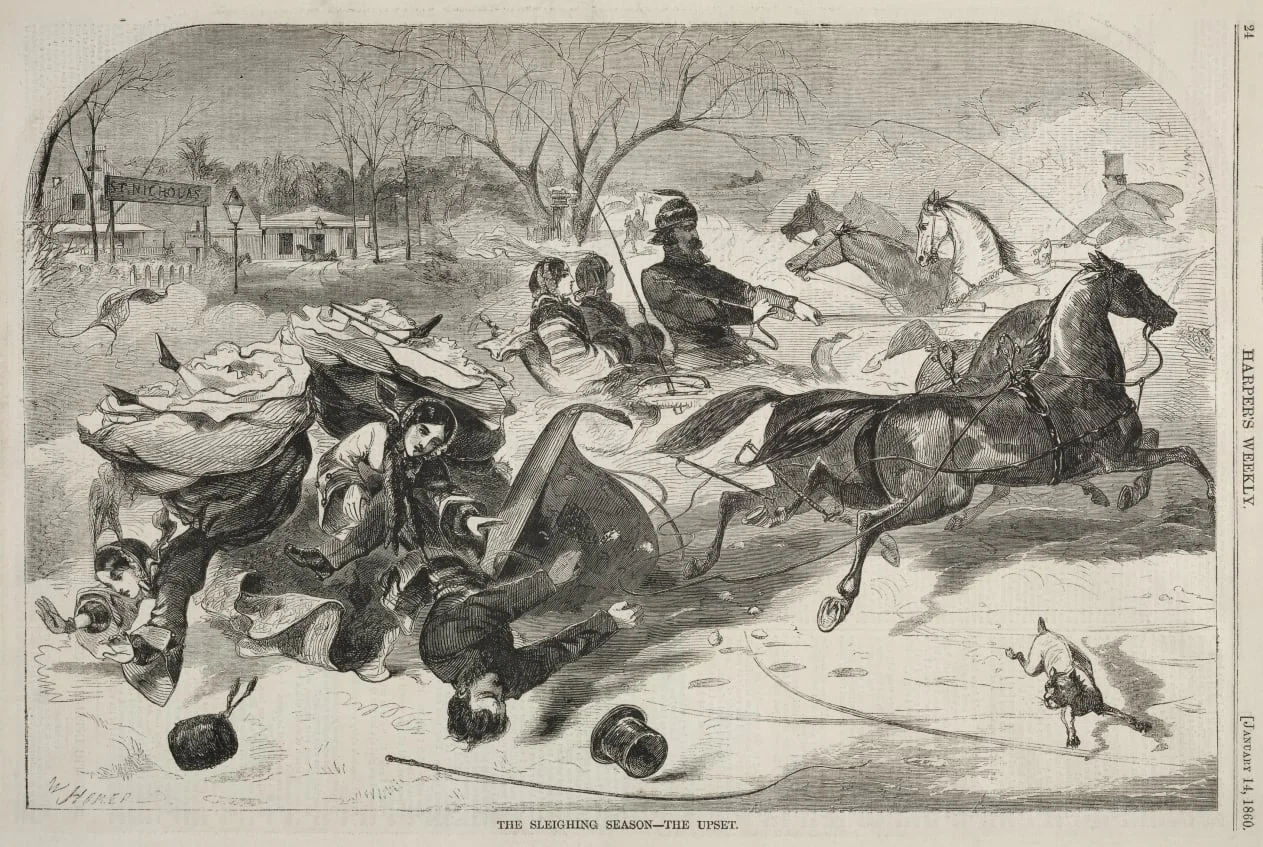 The Sleighing Season - The Upset, detail