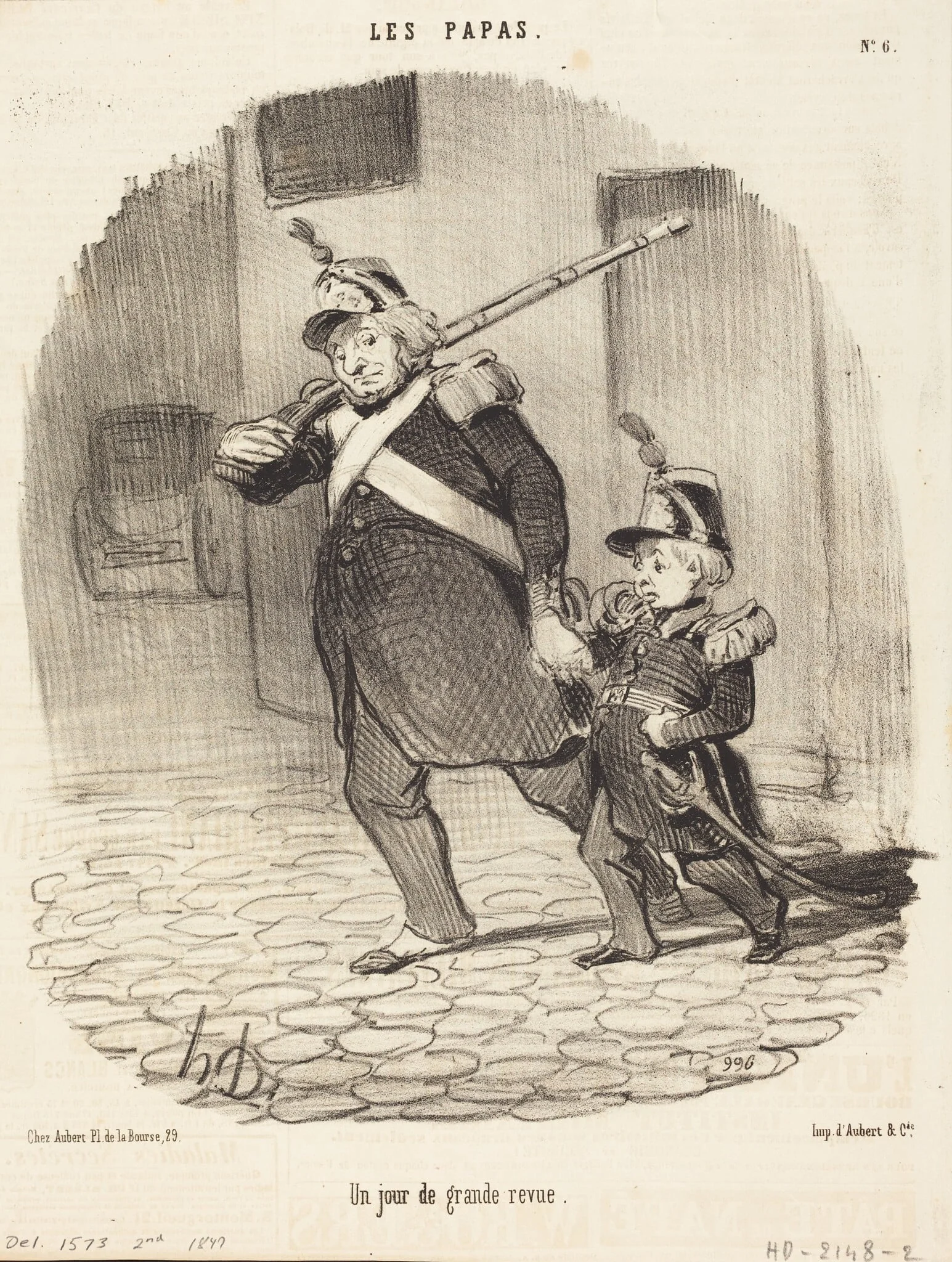 Un Jour de grande revue, detail