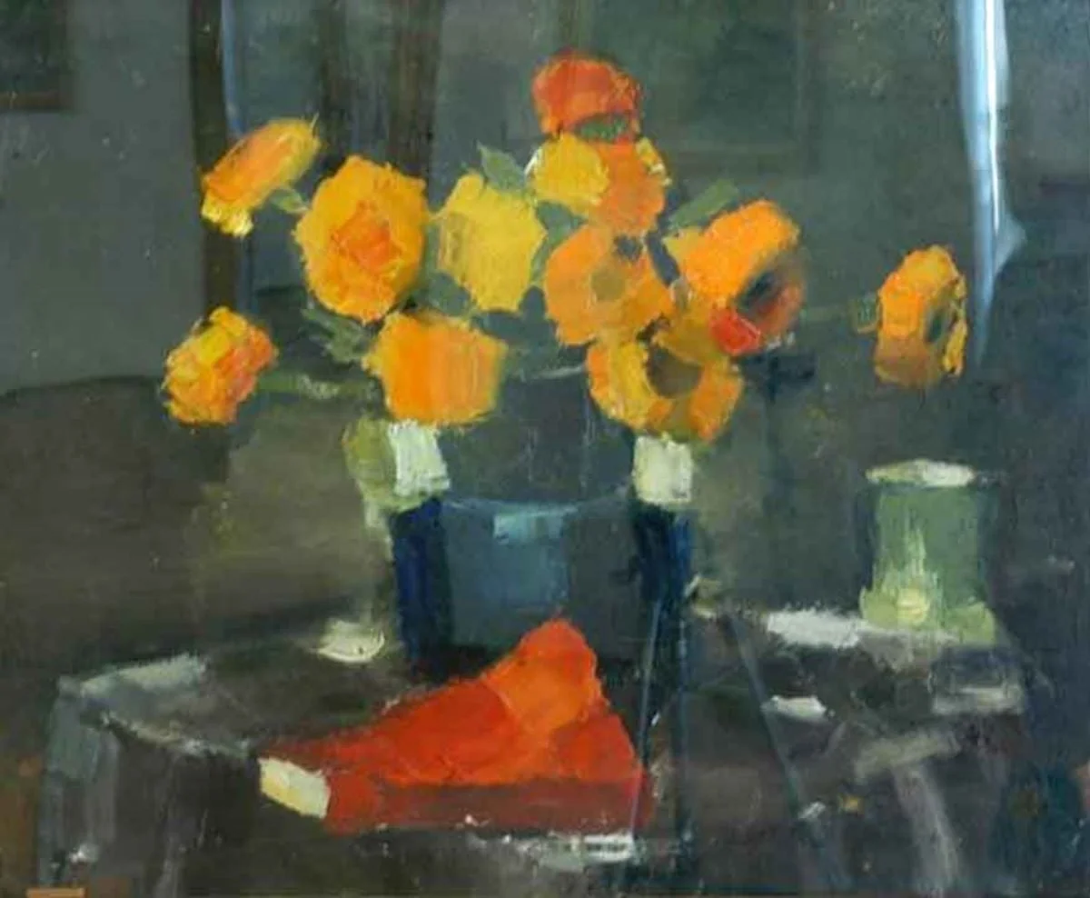 Flori galbene, detail