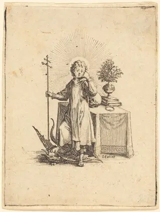 The Young Jesus, by Jacques Callot, ink, 1620
