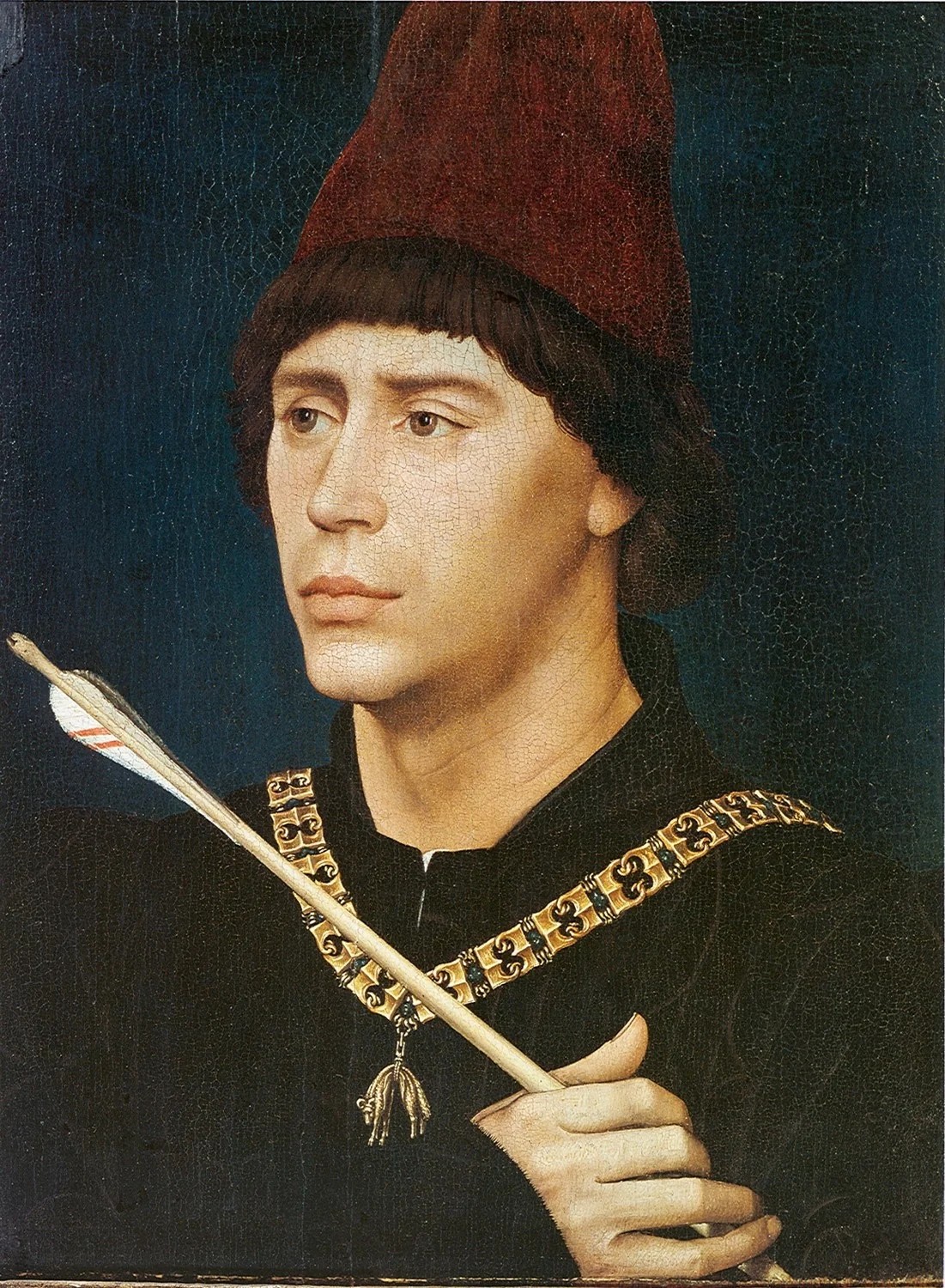 Portrait of Antoine, 'Grand Bâtard' of Burgundy, detail