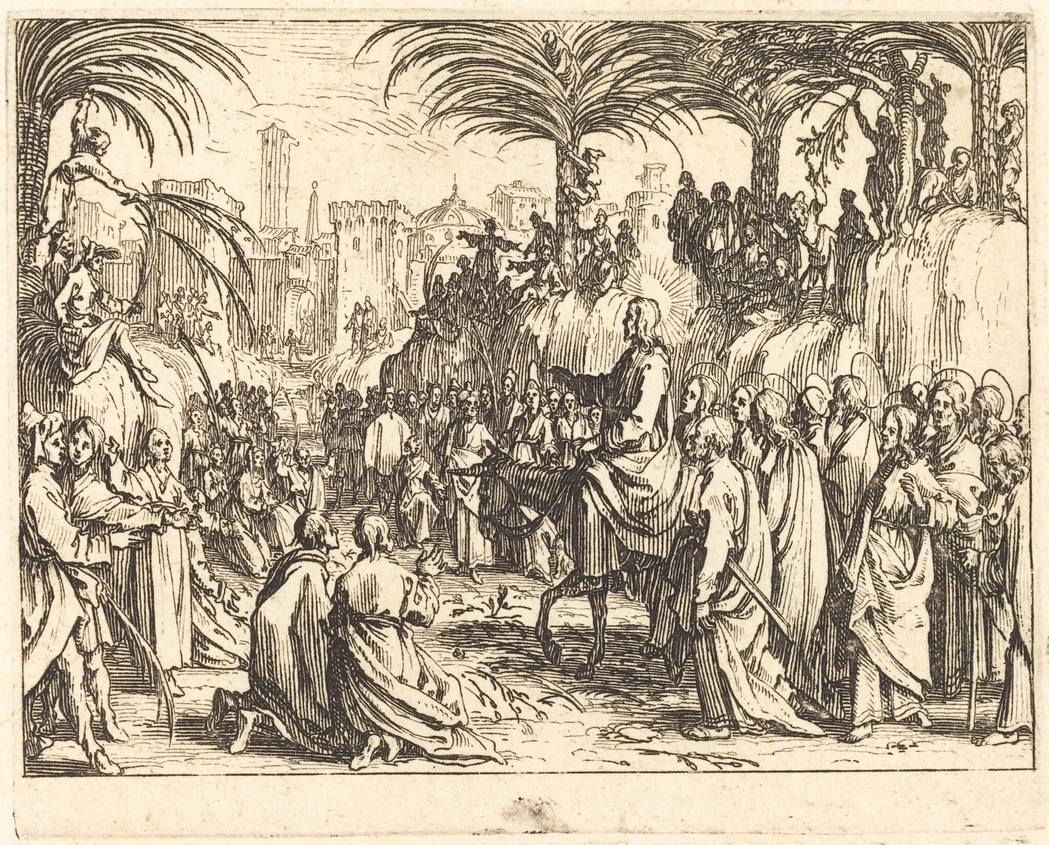 The Entry into Jerusalem, detail