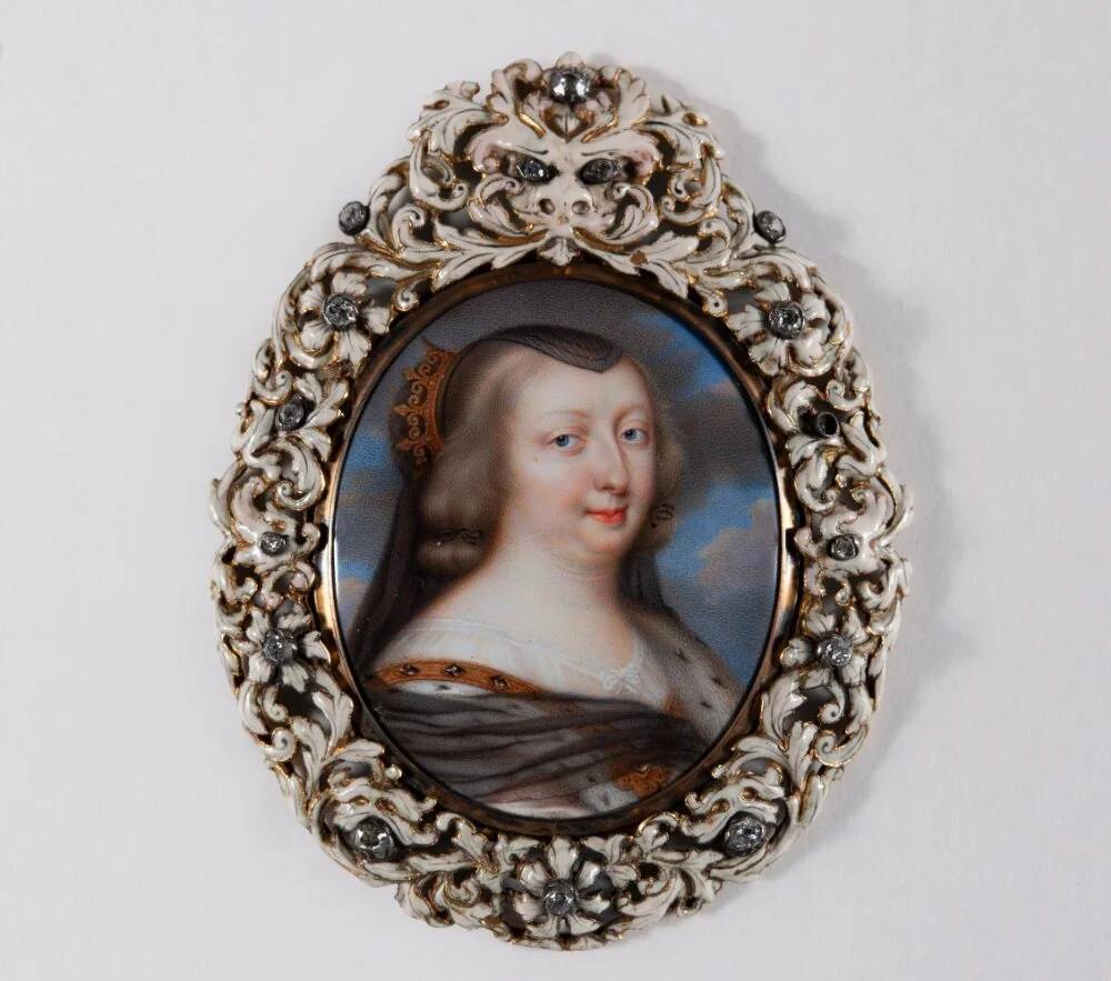 Anne of Austria, Queen of France and Navarre (1601-1666),, detail