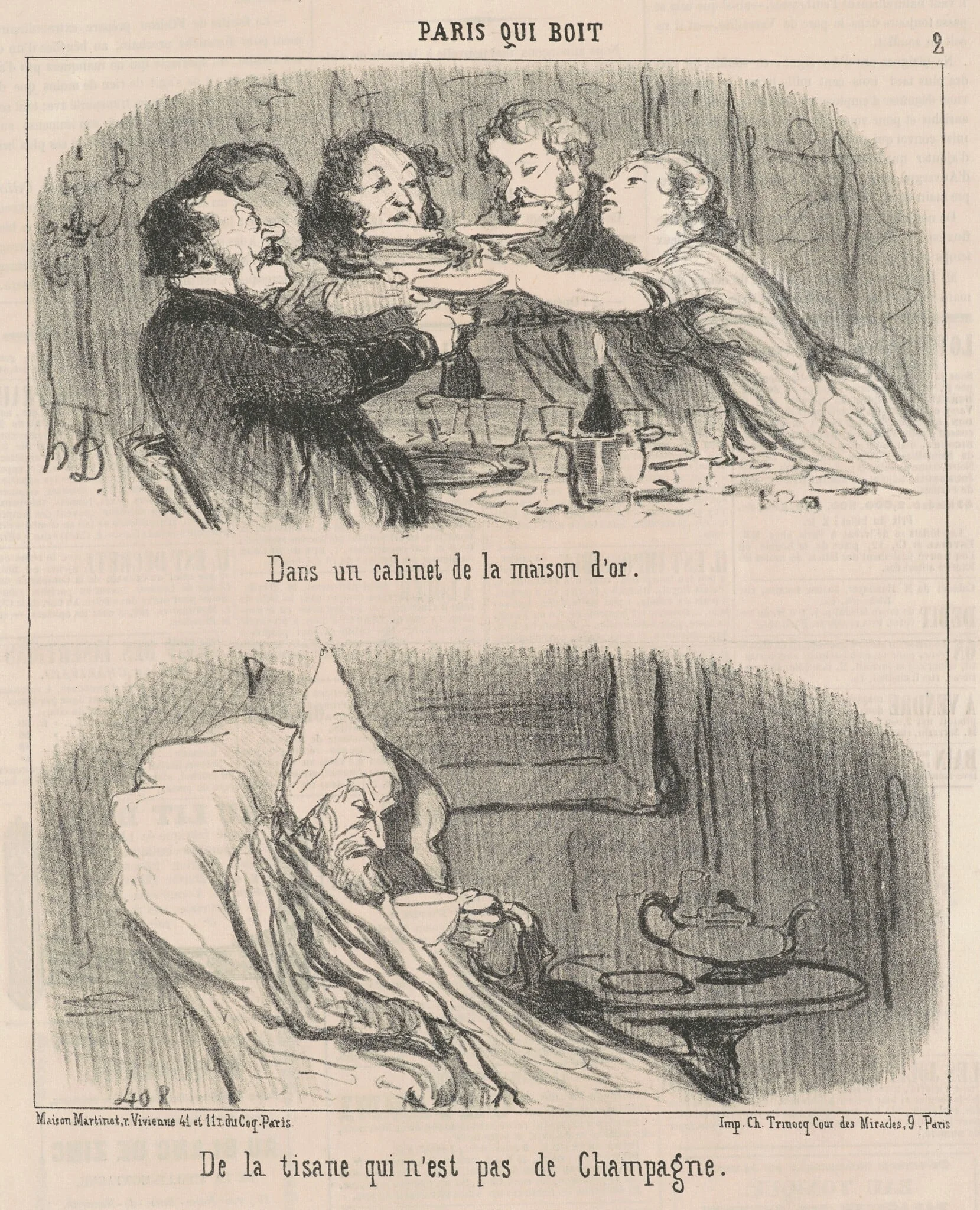 Dans un cabinet de la maison d'or, detail