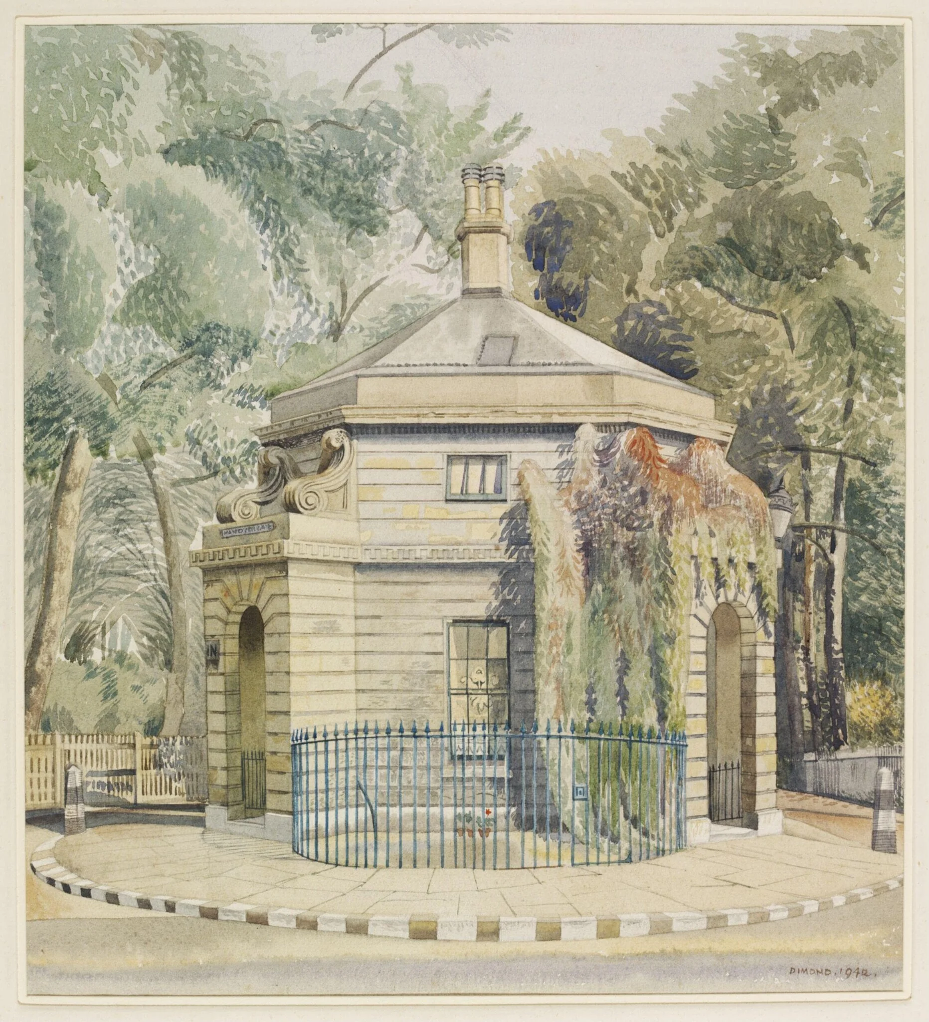 Hanover Gate, Regent's Park, N.W.8, detail