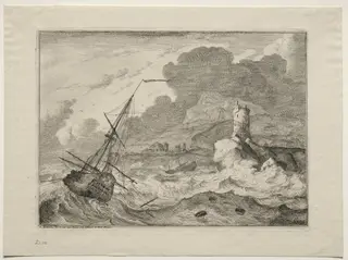 Storm at Sea, by Ludolf Bakhuizen, 1701