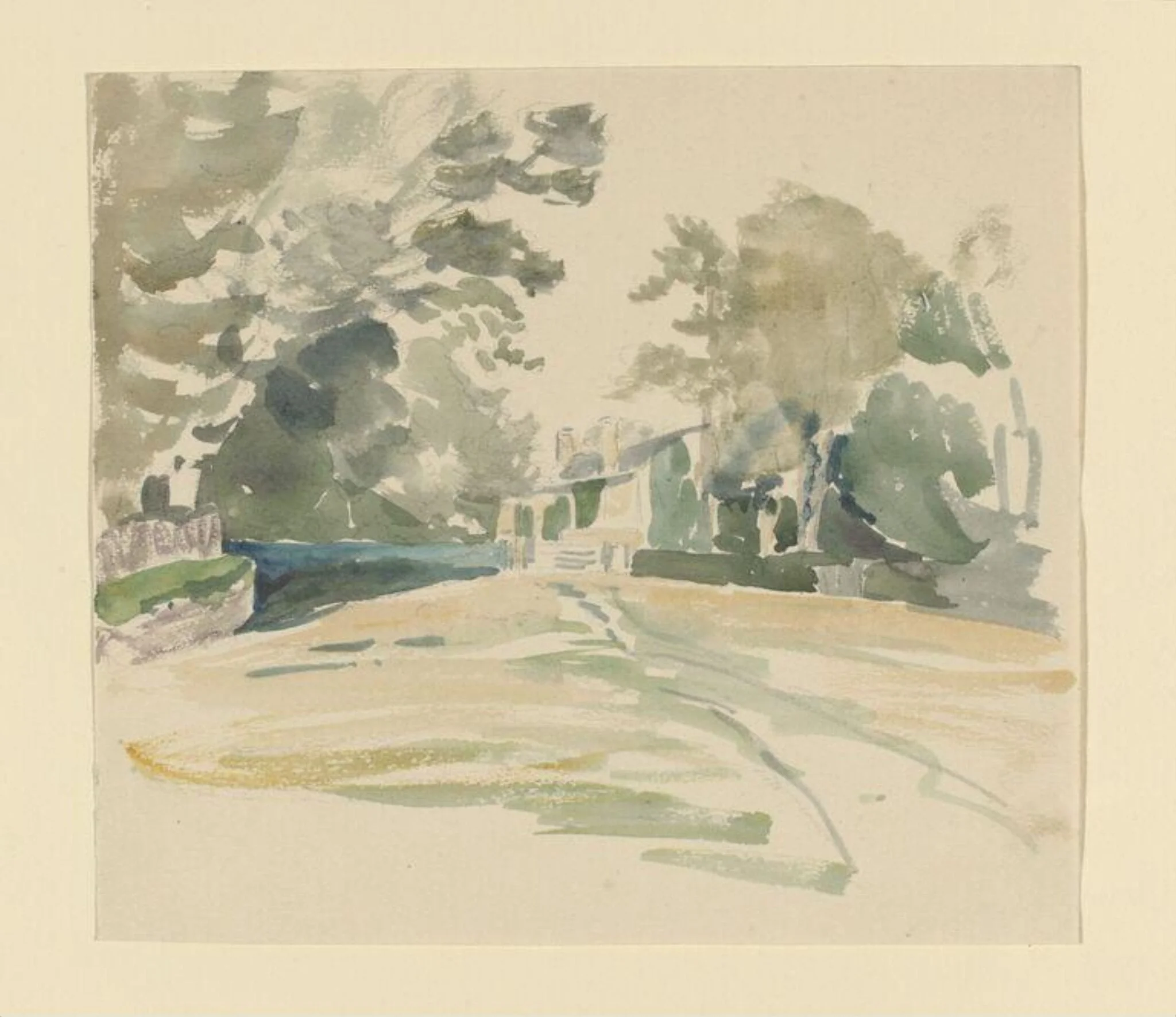 Sketch of Gwaynynog, Denbigh, detail