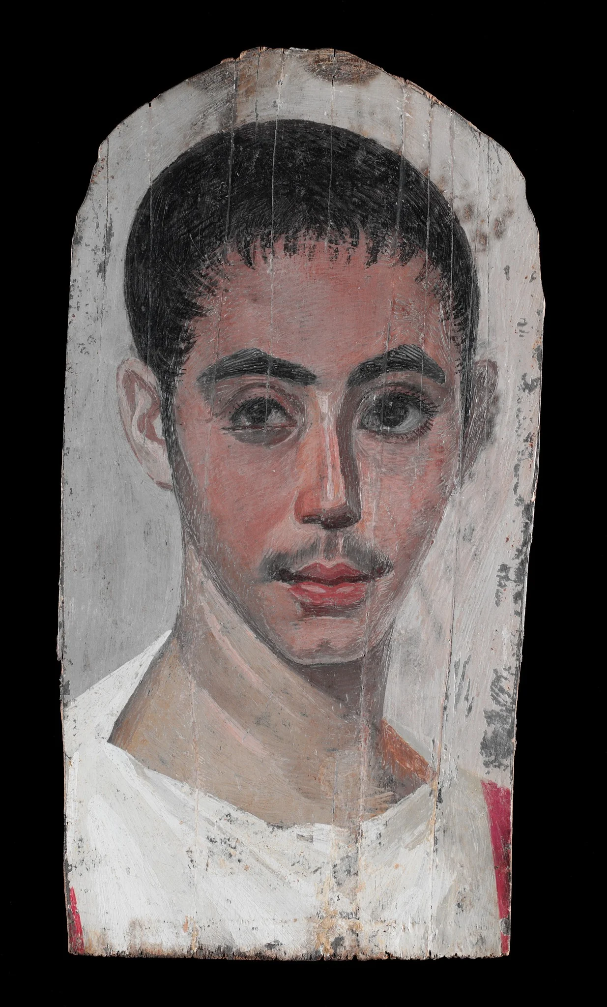 Portrait of a Youth with a Surgical Cut in one Eye, detail