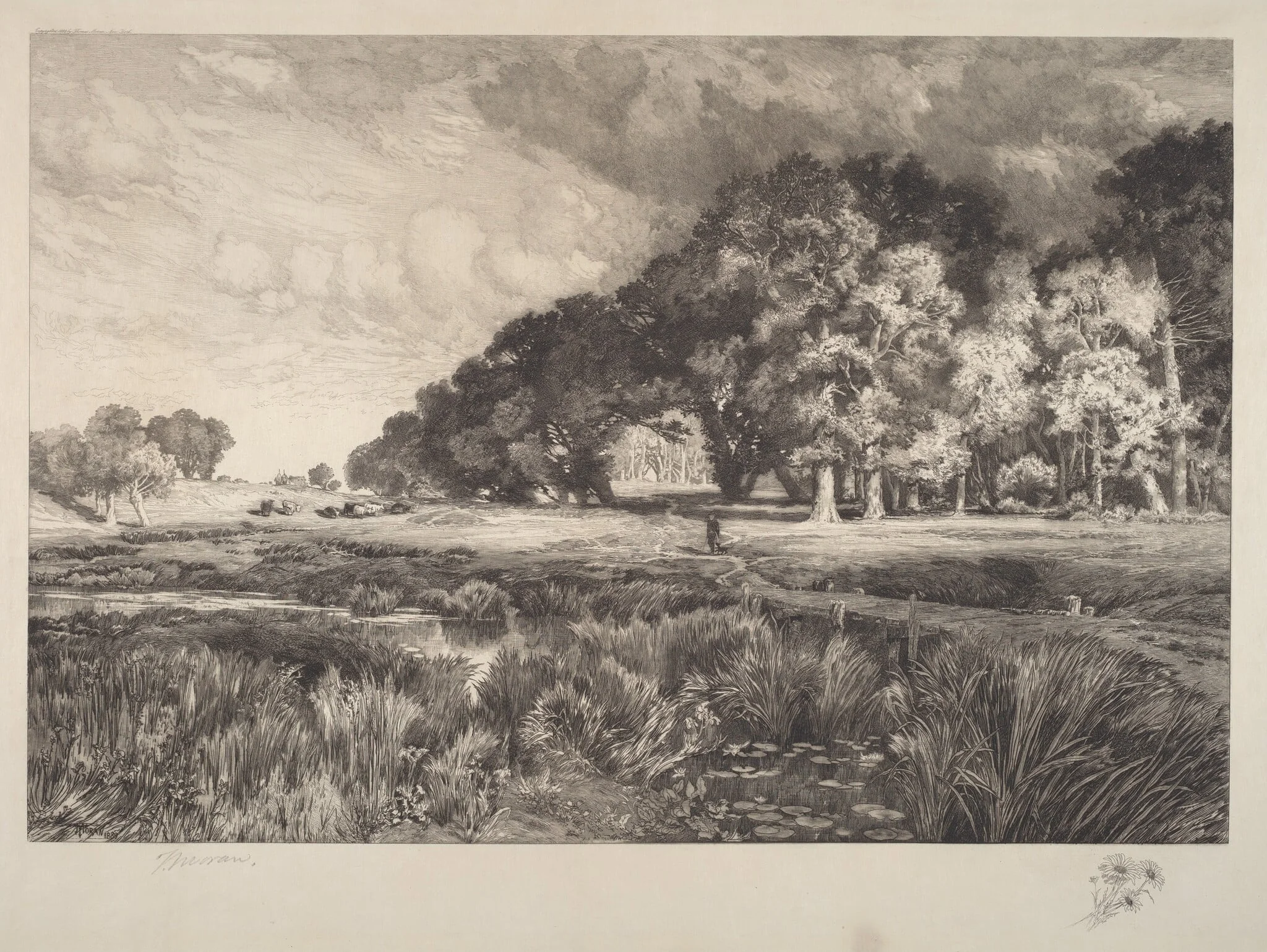 Long Island Landscape, detail