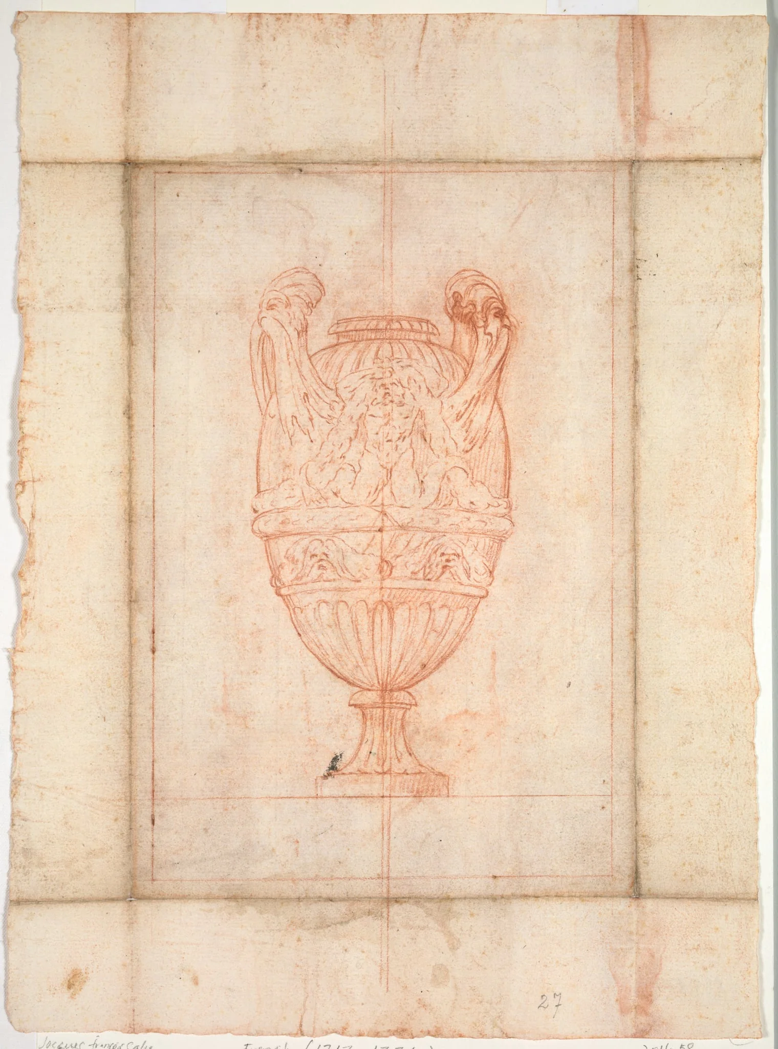 Vase Design for 'Suite of Vases': Plate 27, detail