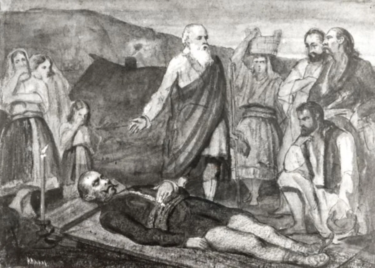 Groza (poesie d'Alecsandri), detail