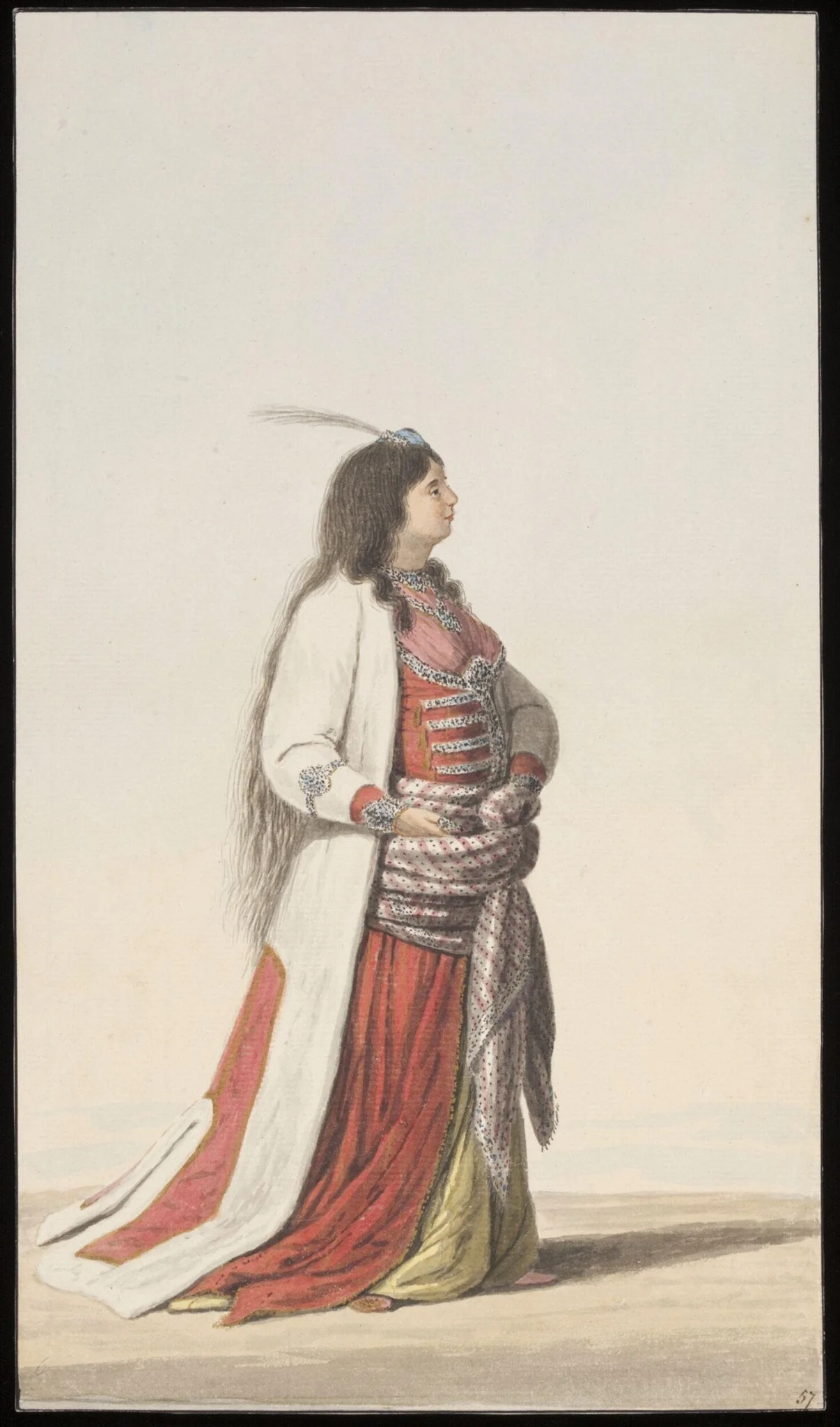 A female member of the Sultan's family, detail
