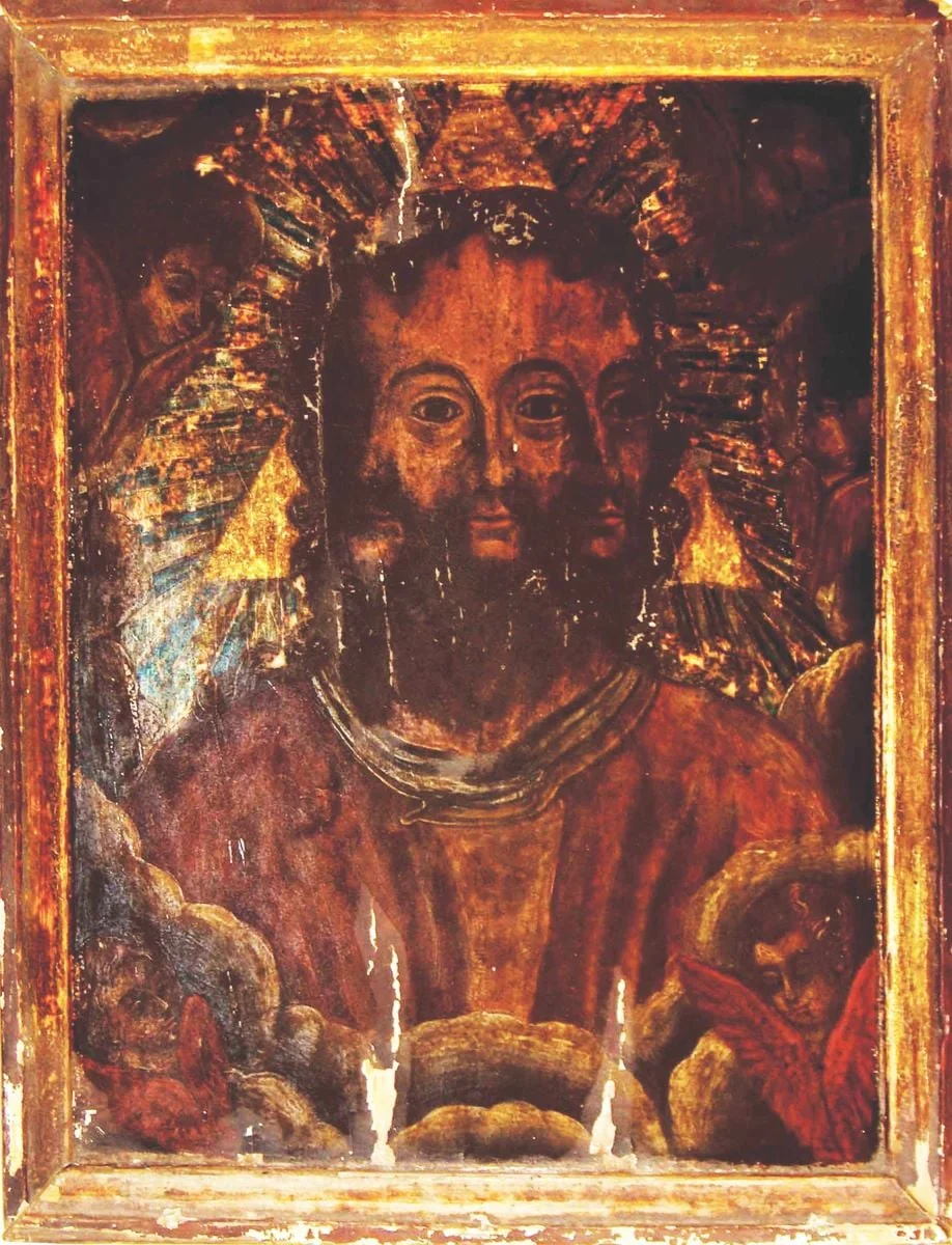 Sfânta Troiță într-un trup, detail