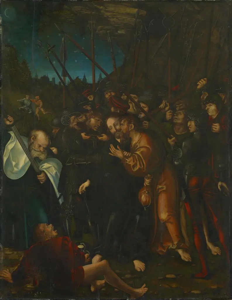 Christ's Arrest, by Lucas Cranach the Elder, wood, 1538