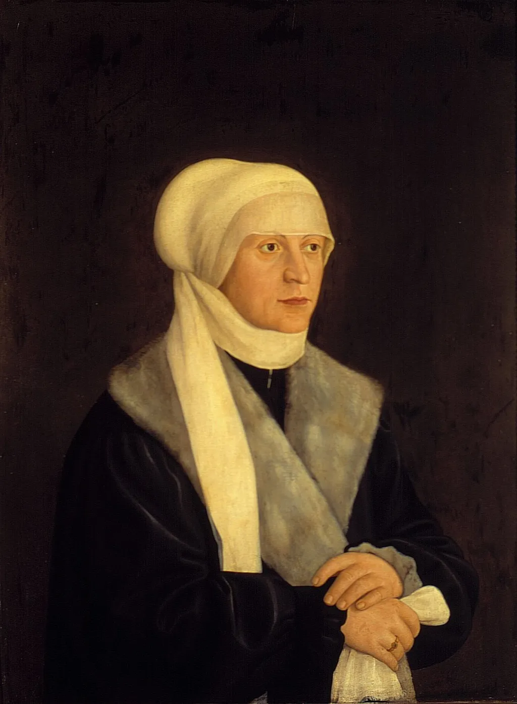 Portrait of Sabina of Bavaria, by Barthel Beham, oil, 1530