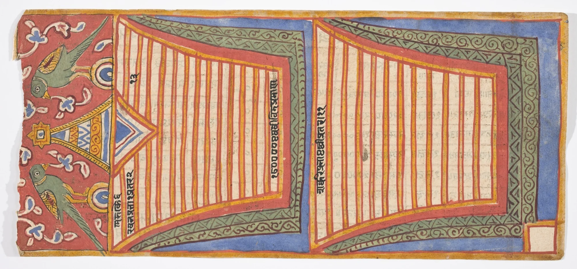 Tantric Manuscript "Sangrahani Sutra", detail