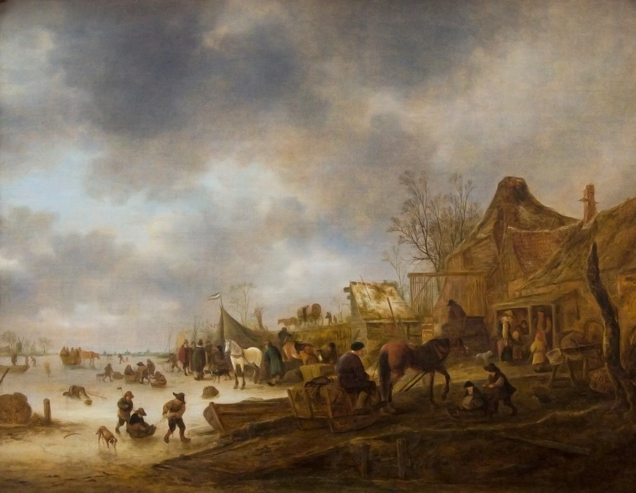 Winter Landscape, detail