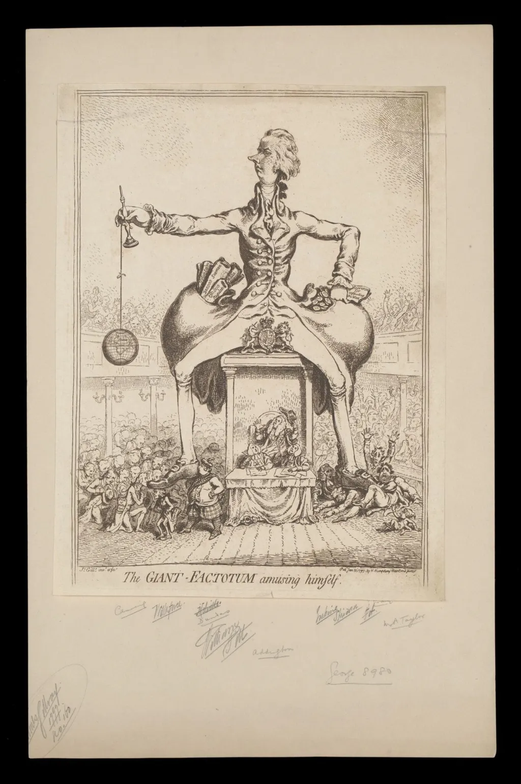 H Beard Print Collection, by James Gillray, 21