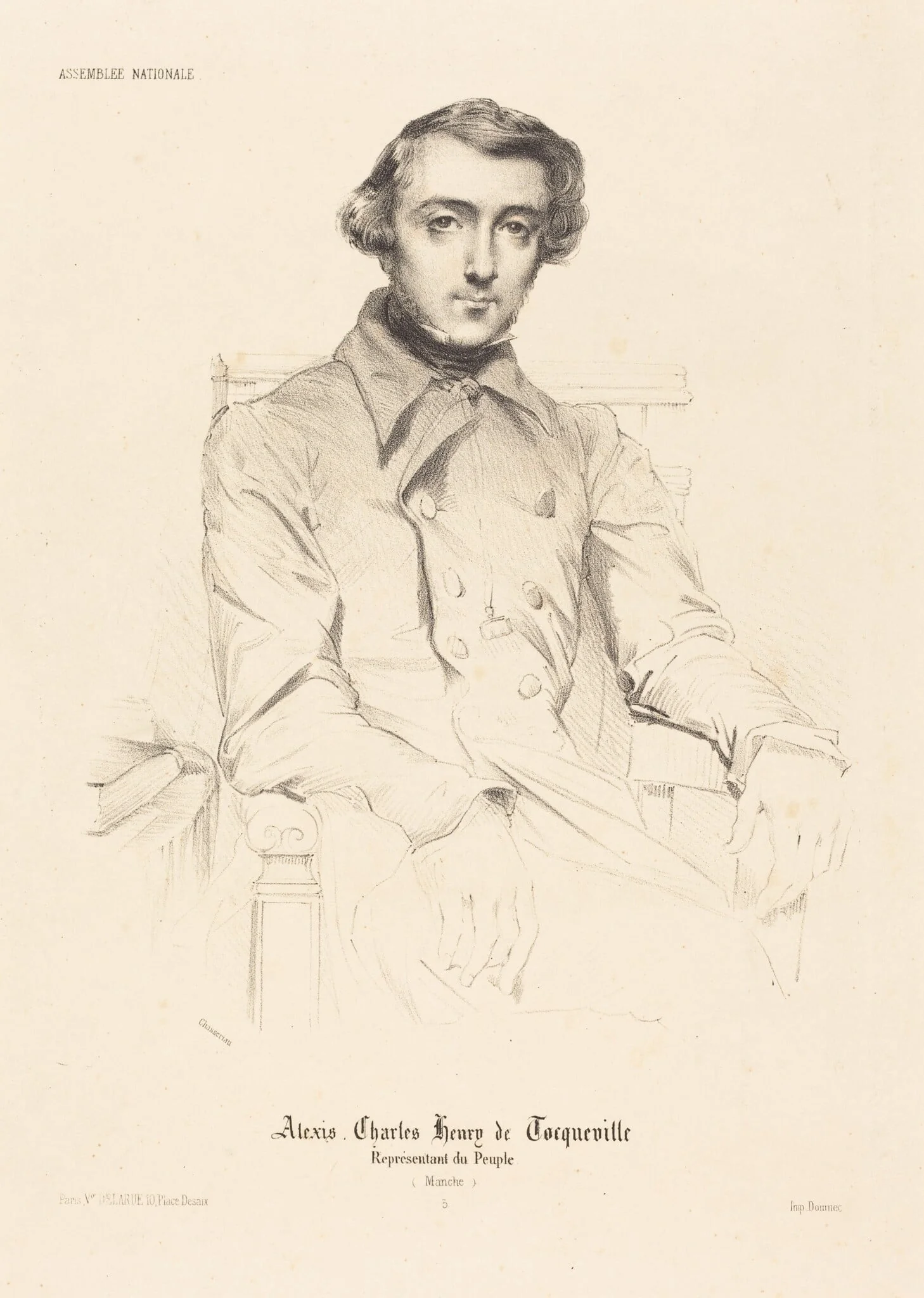 Alexis Charles Henry de Tocqueville, detail