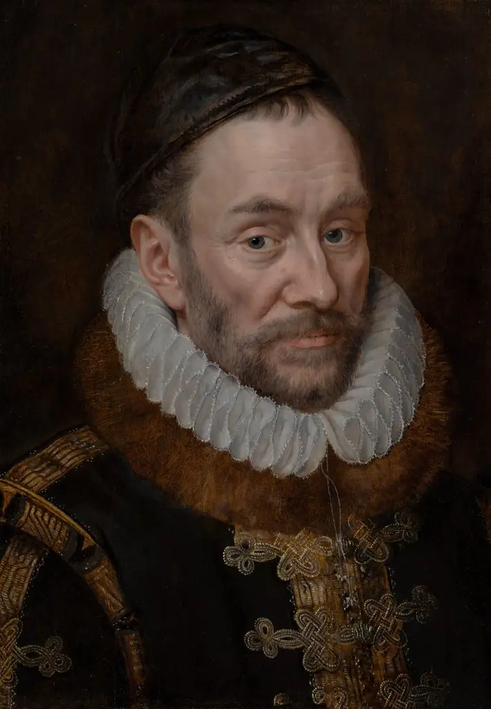 Portrait of William I (1533-1584), Prince of Orange, by Adriaen Thomasz. Key, oil, 1590