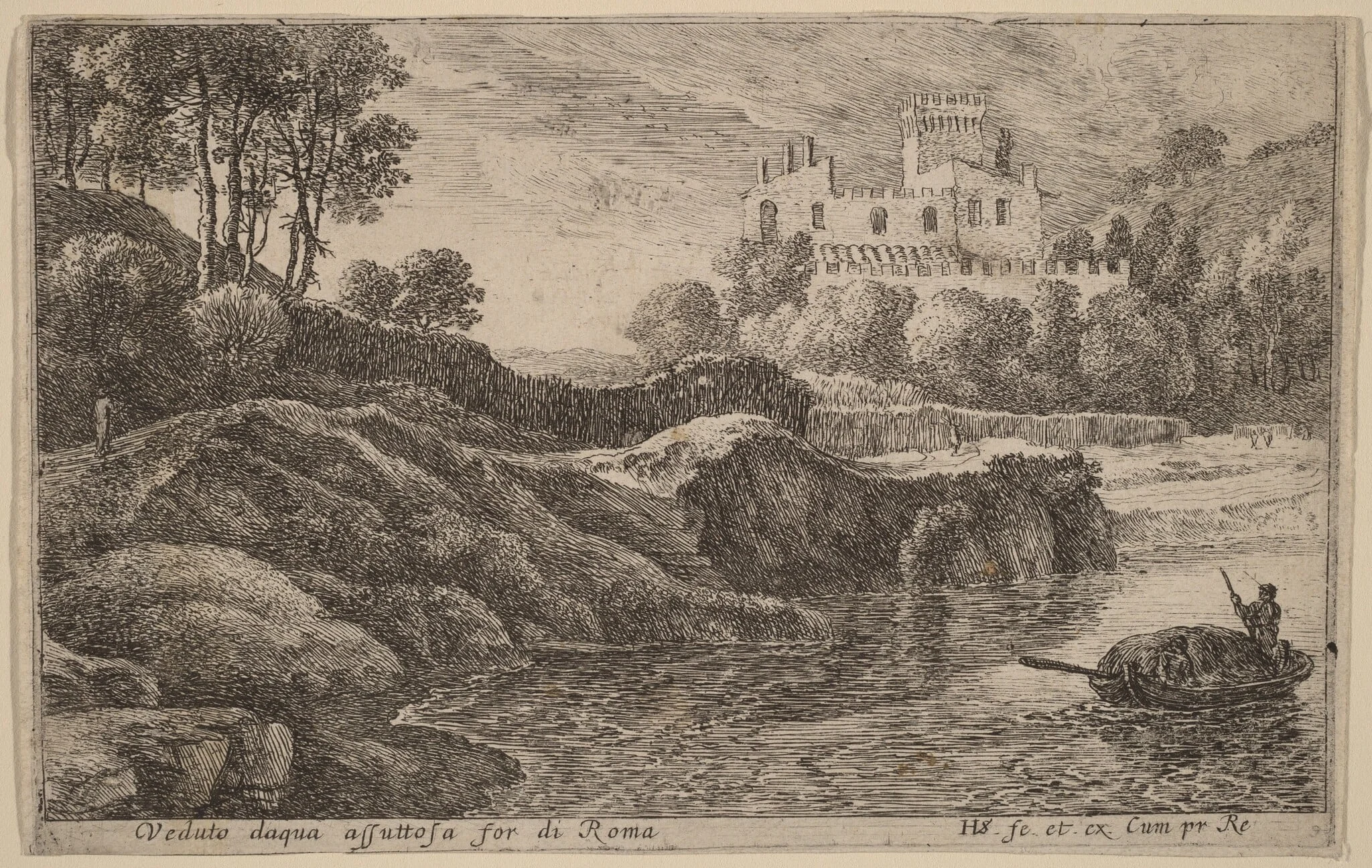 View of the Aqua Acetosa, detail