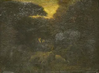 La Gorge aux Loups, by Théodore Rousseau, oil, 1850