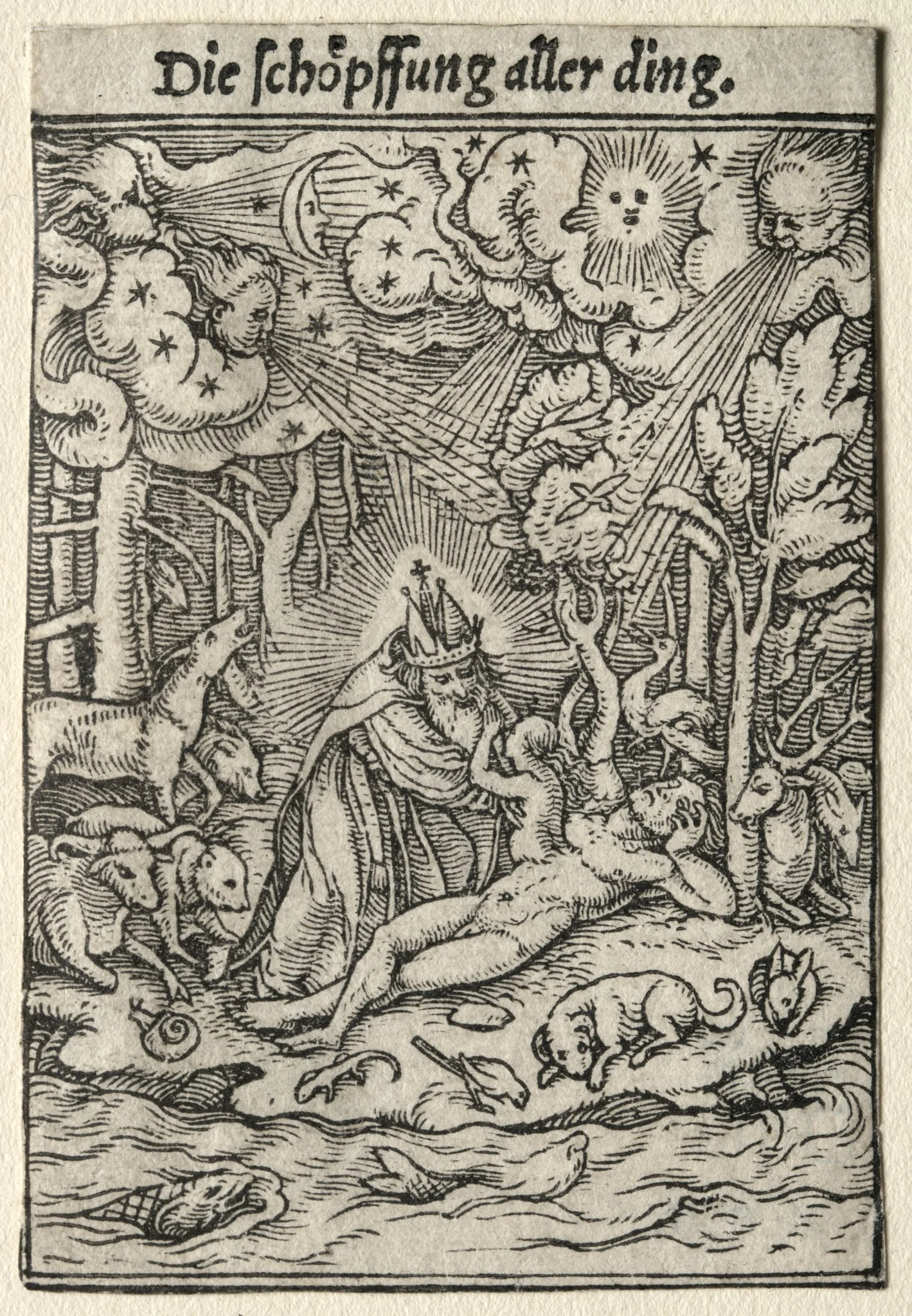 The Creation, detail