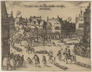 Gunpowder Plot, by George Keller, ink, 1606