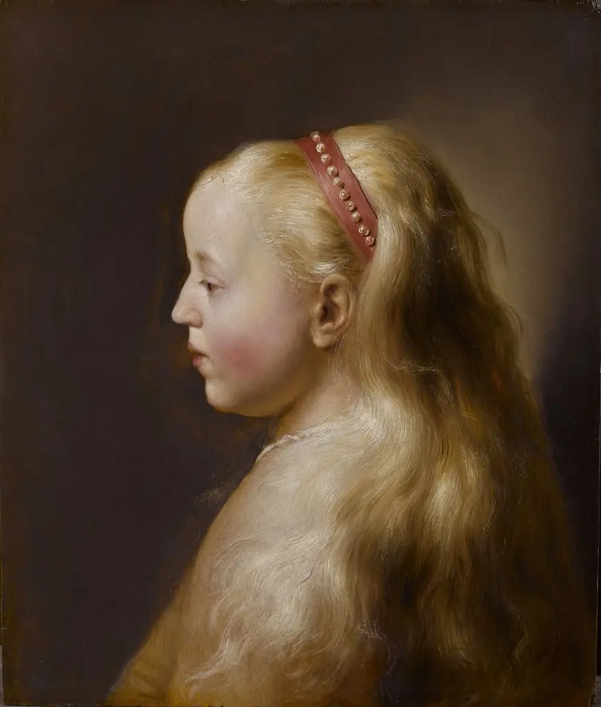 A young girl, by Jan Lievens, oil, 1632
