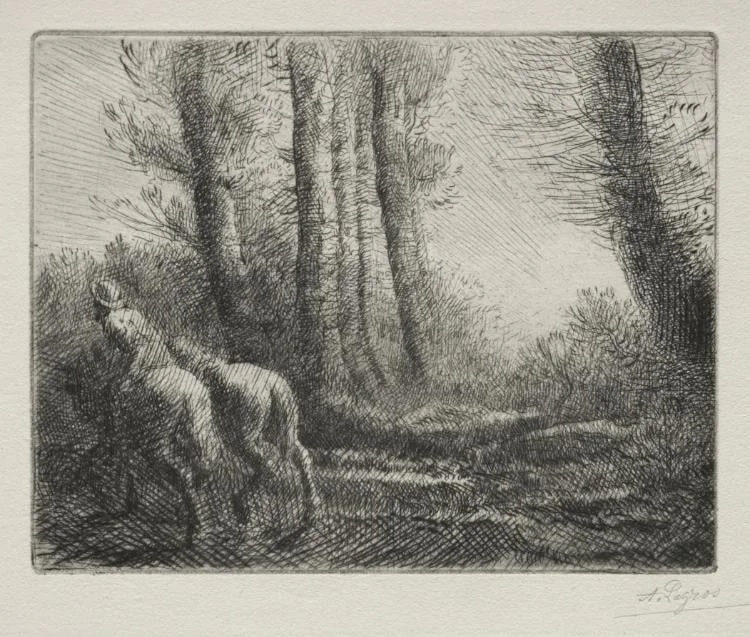 Returning from Tilling the Land, detail
