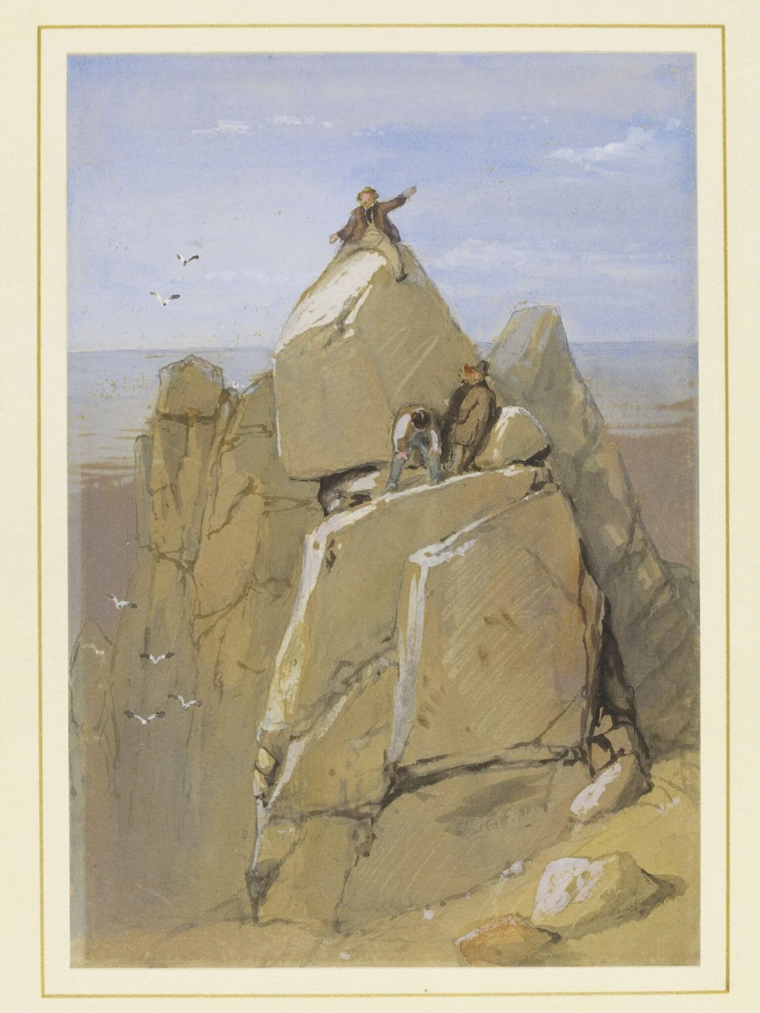 The Logan Rock, detail