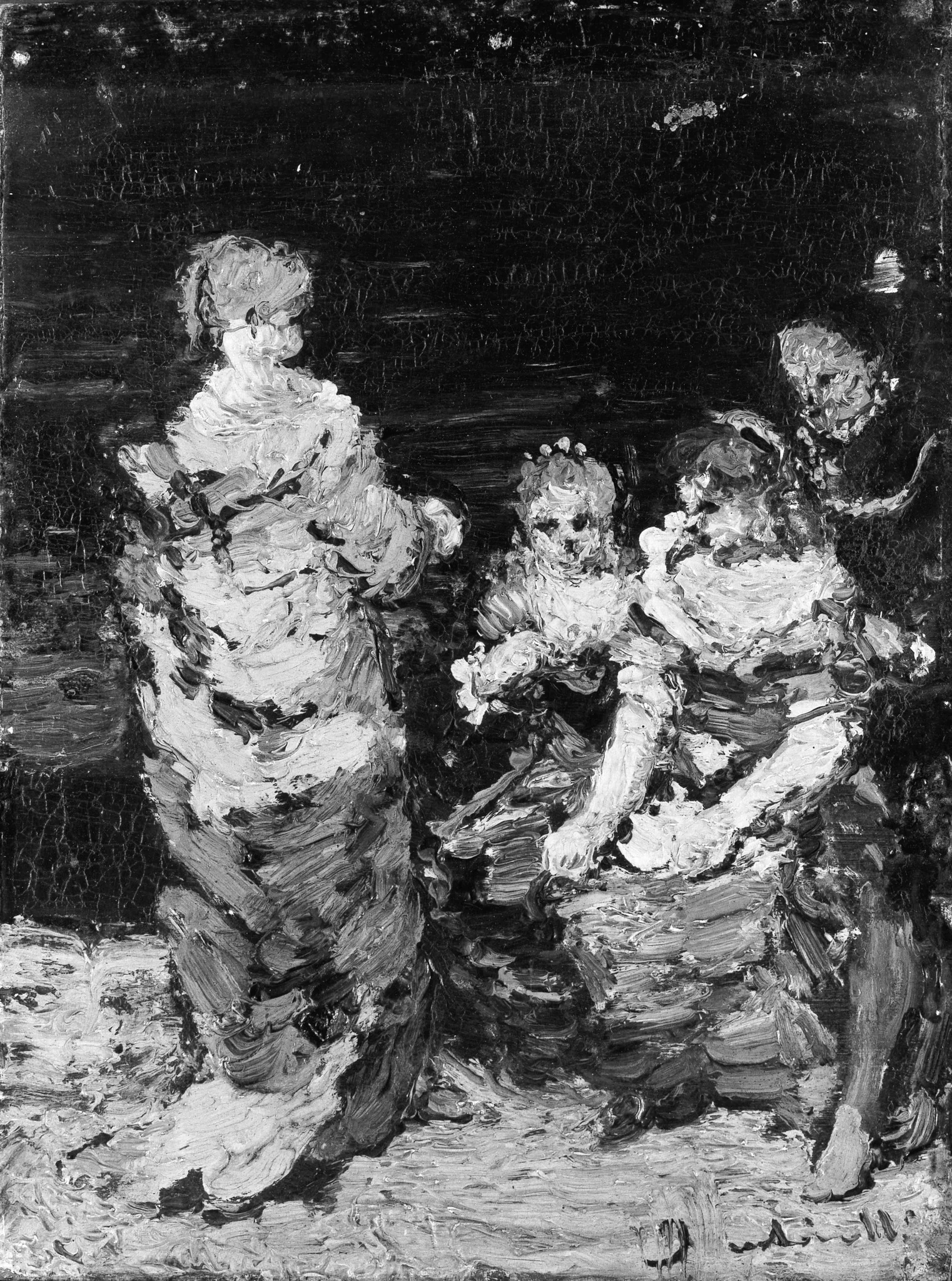 Four Figures, detail
