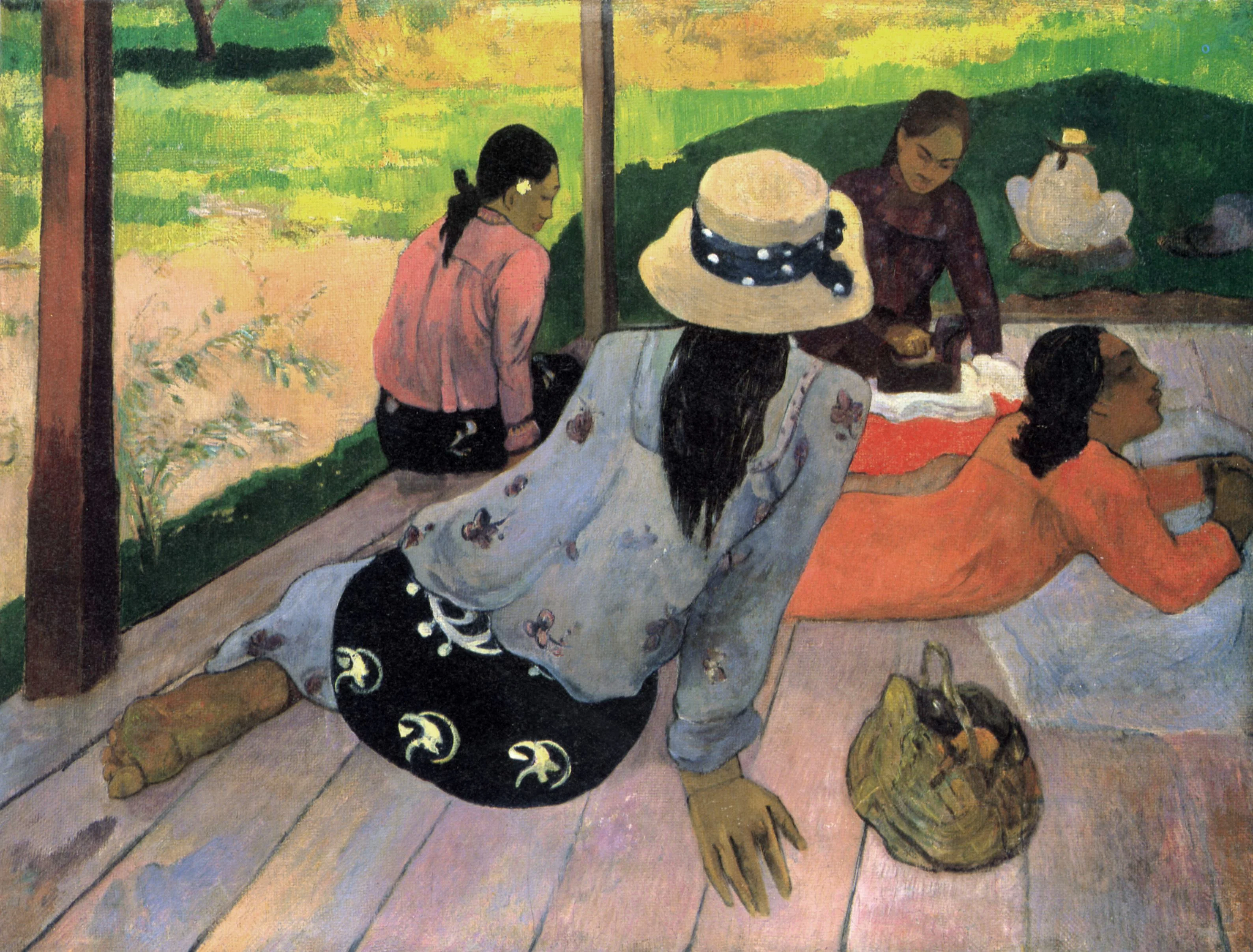 The Siesta, detail