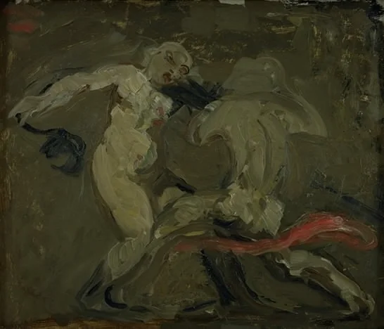 Two Witches Fighting, detail