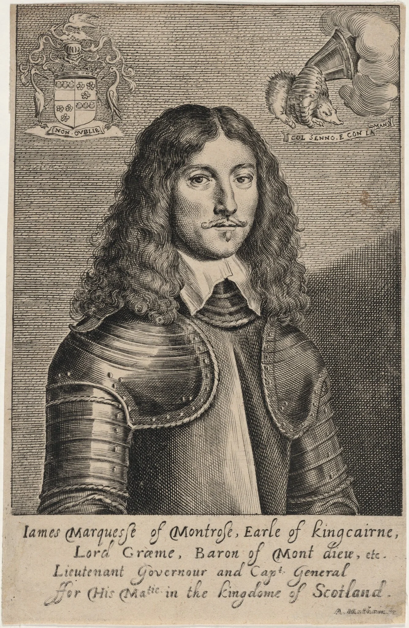 James Graham, First Marquess of Montrose, detail