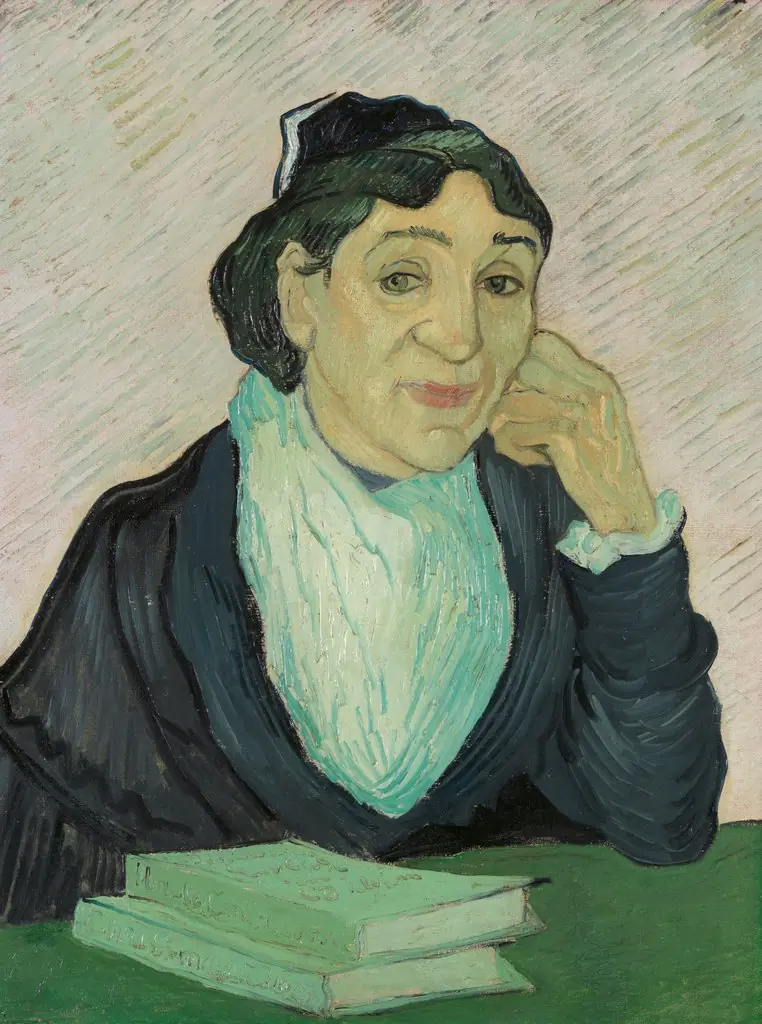 L'Arlésienne, by Vincent van Gogh, oil, 1890