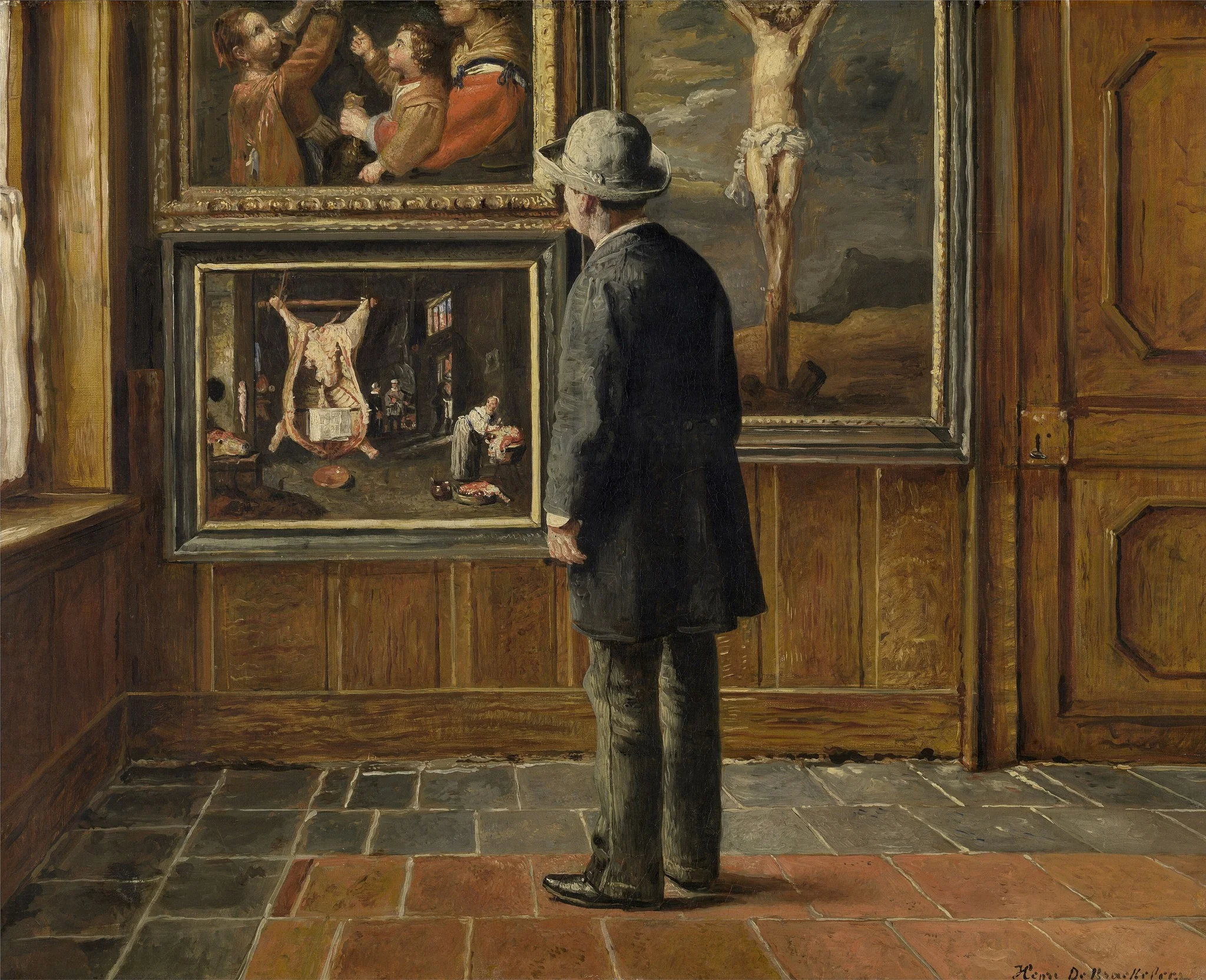 The Picture Lover, detail