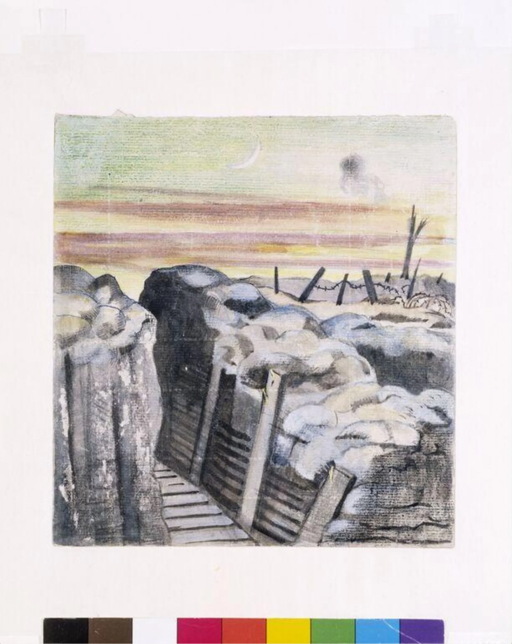 The Old Front Line, St Eloi, Ypres Salient, detail