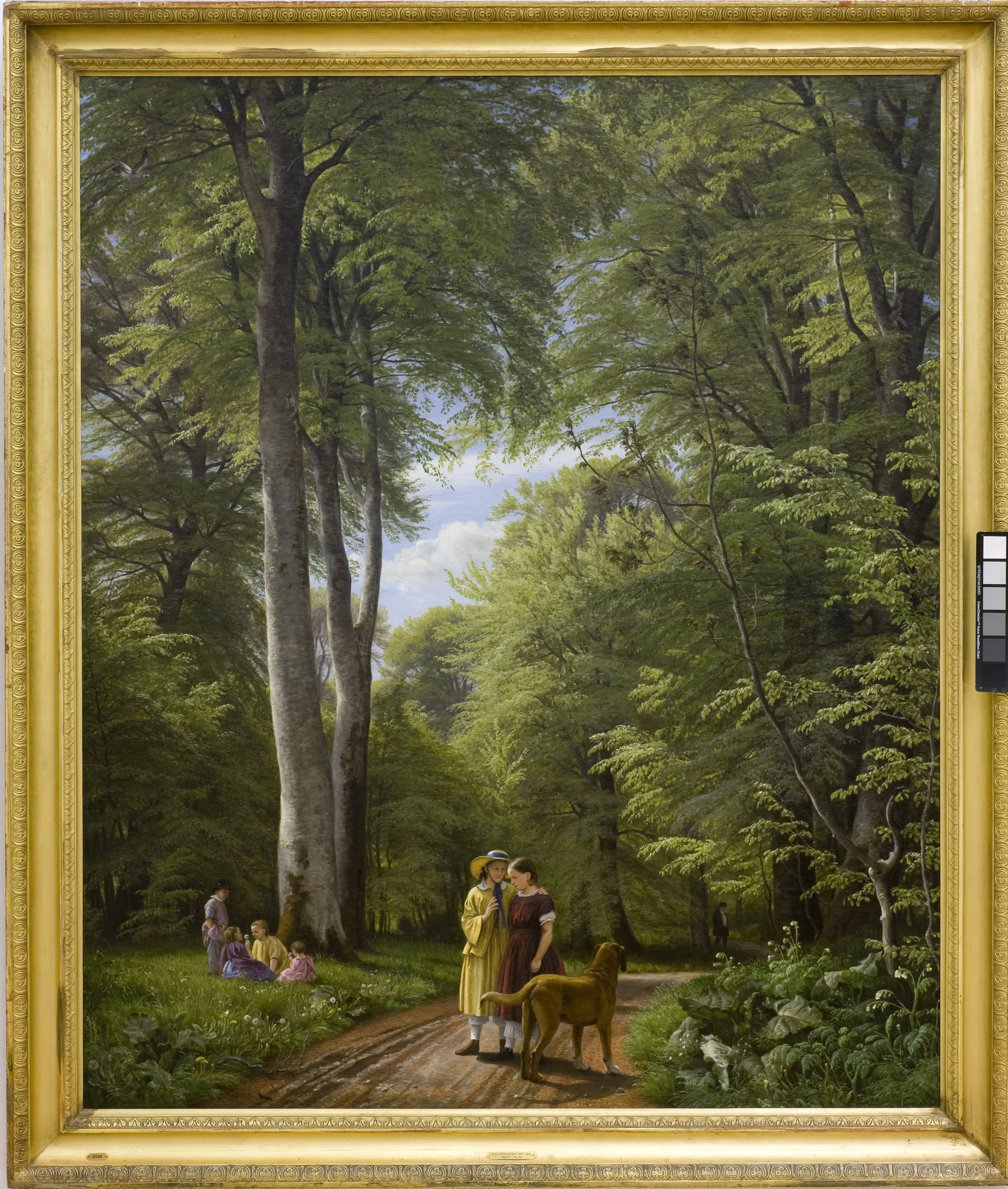 A Beech Wood in May near Iselingen Manor, Zealand, detail