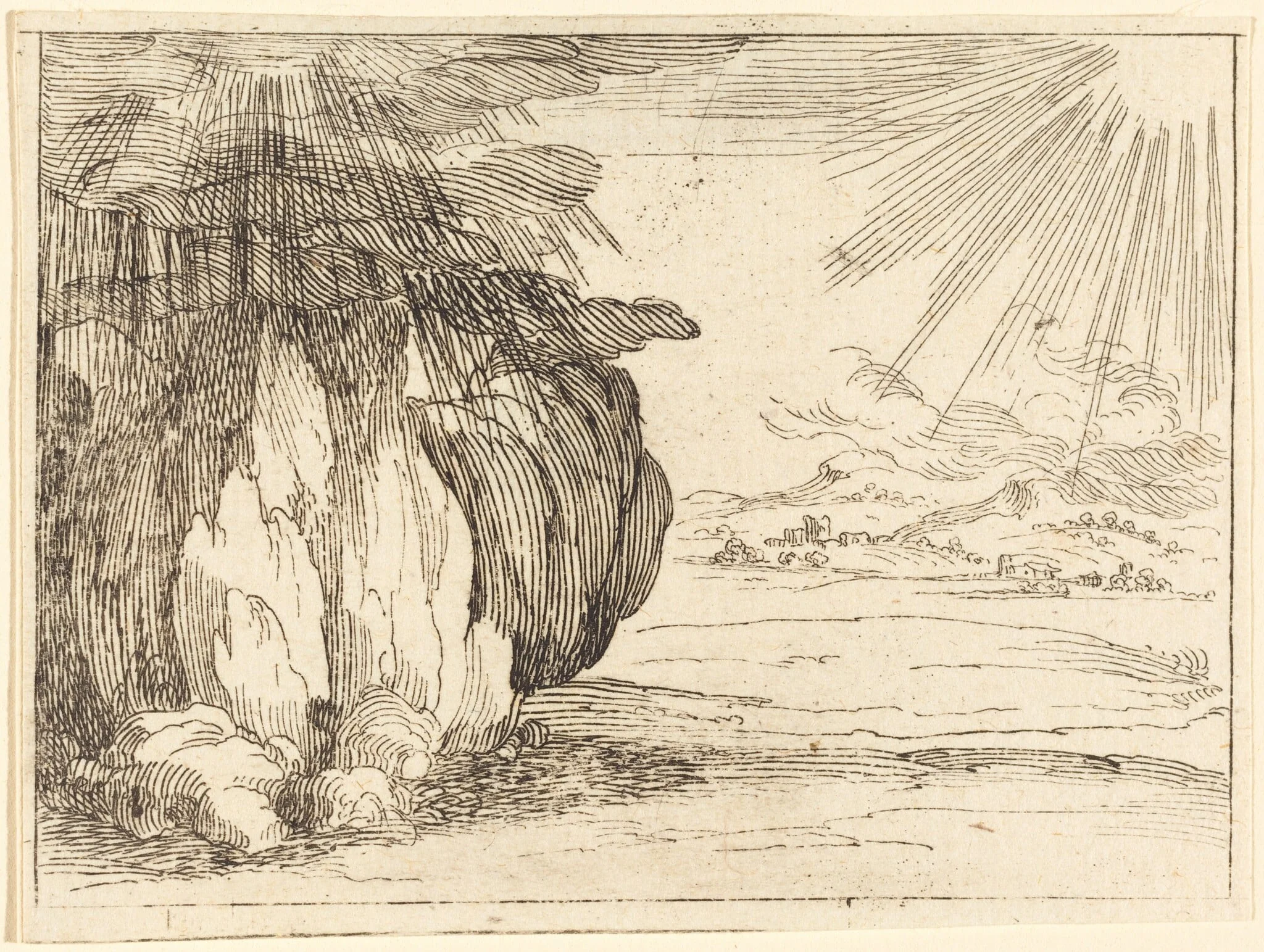 Sun and Rain, detail