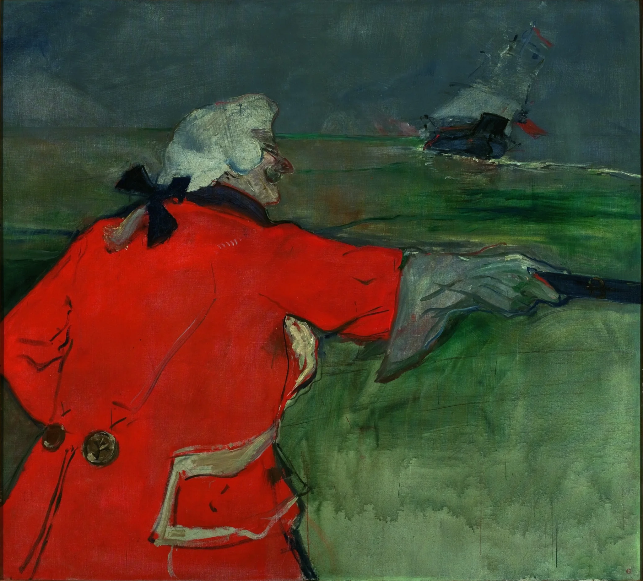 Paul Viaud em almirante do século XVIII, detail