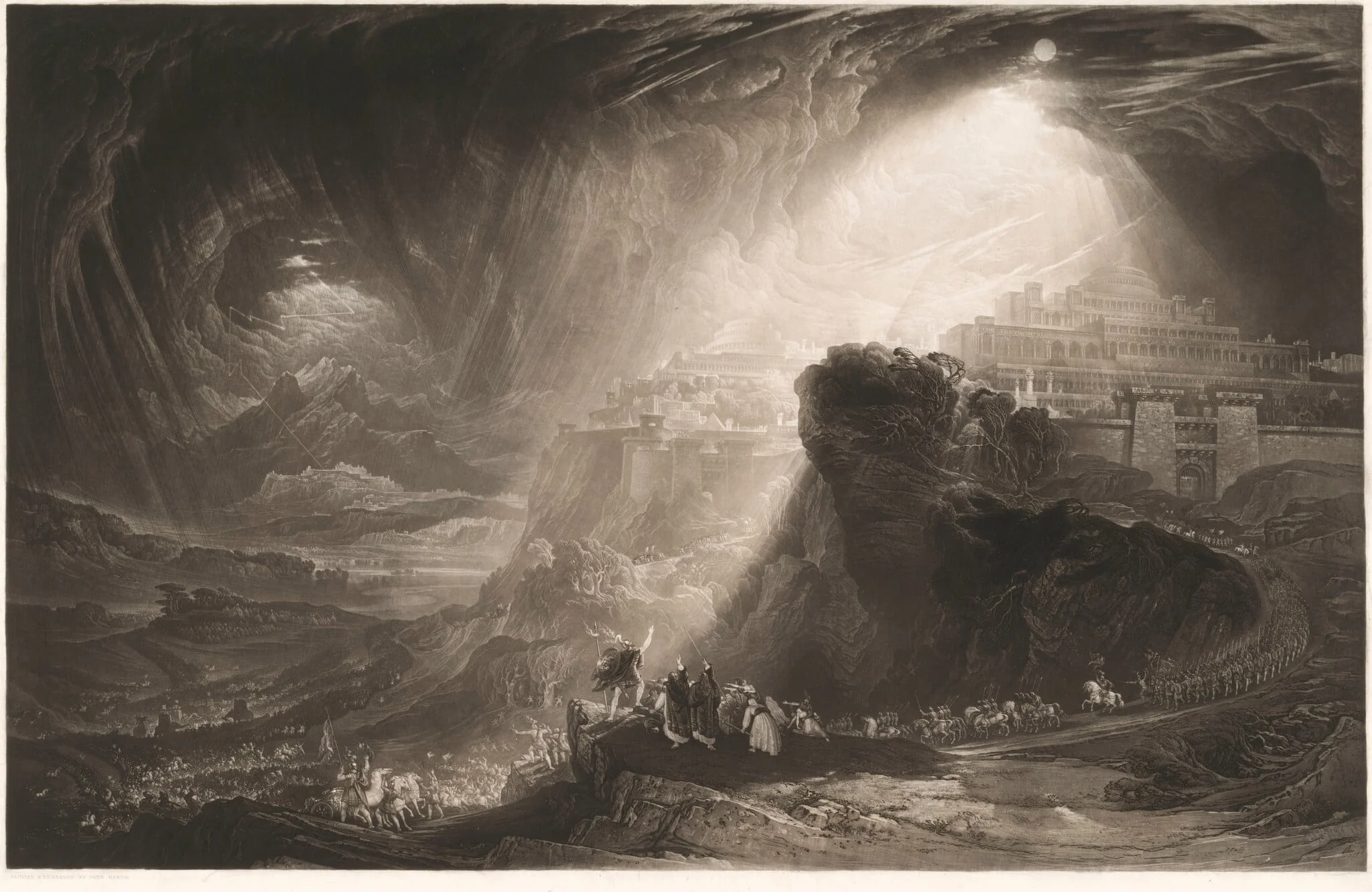 Joshua Commanding the Sun to Stand Still, detail