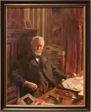 André Bénac, by Édouard Vuillard, oil, 1936