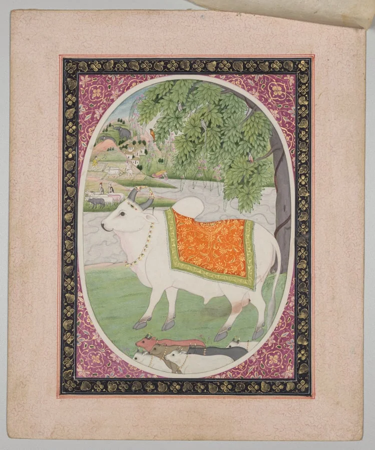 Taurus, from a "Mandi Astrology Series", detail