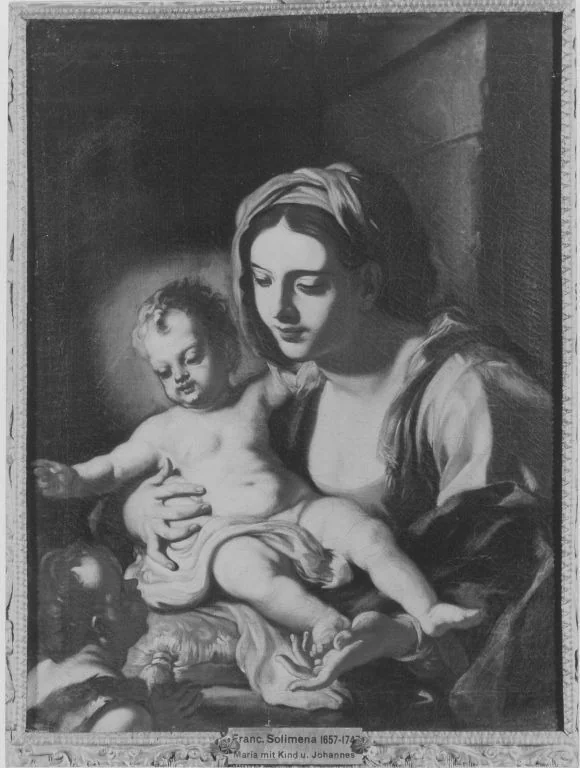 Maria mit Johannes- und Jesusknaben, detail
