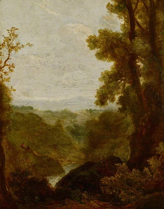Wooded Landscape, detail